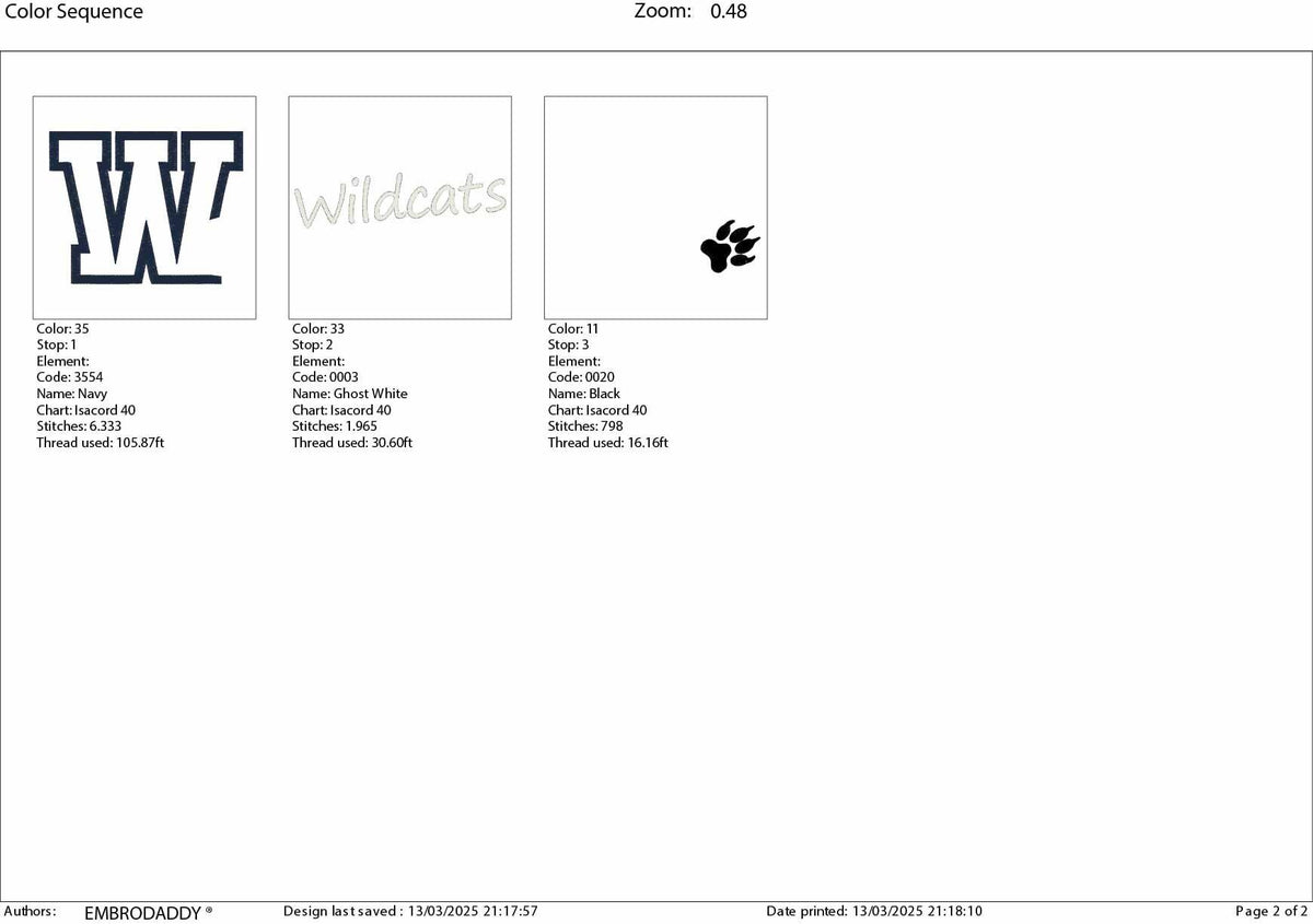 Machine Embroidery, Wildcats embroidery design, football, basketball, PES, xxx, dst, hus & more