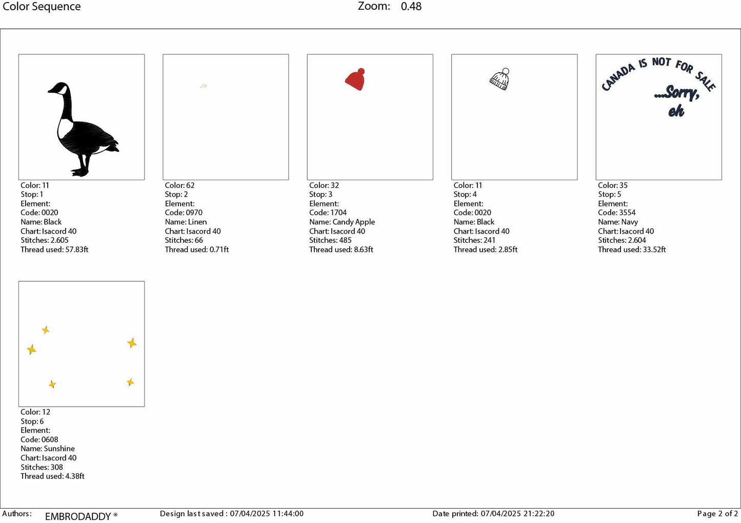 Machine embroidery files, Canada is not for sale....sorry, eh, Funny, Canadian Goose, Geese, PES, DST, hus & more