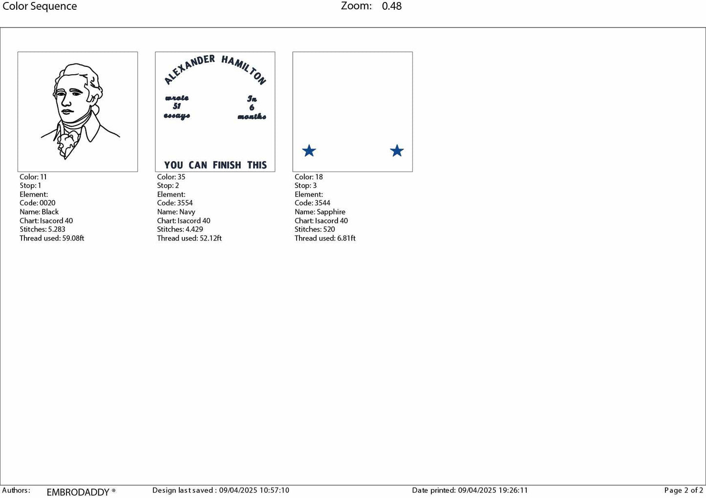 Machine Embroidery files, Alexander Hamilton Wrote 51 Essays in 6 Months You Can Finish This, History, Teacher, DST, PES, xxx hus & more