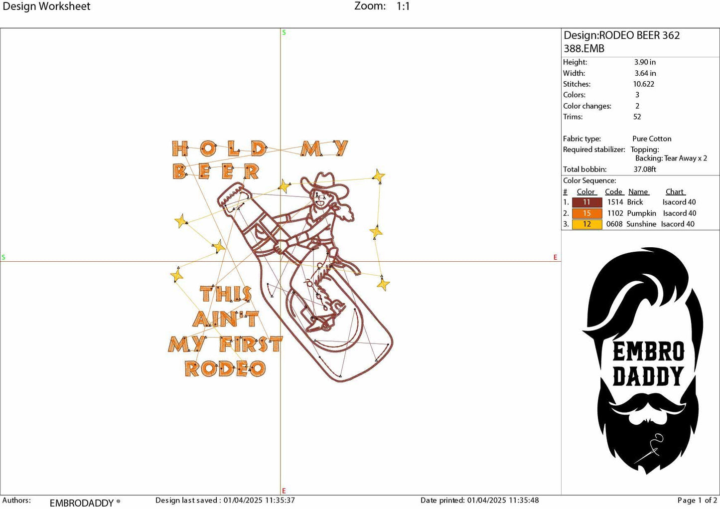 Machine Embroidery files, Hold My Beer, Retro, Western, Boho, Bohemian, Cowgirl, First Rodeo, Wild West, PES, DST, xxx, hus & more