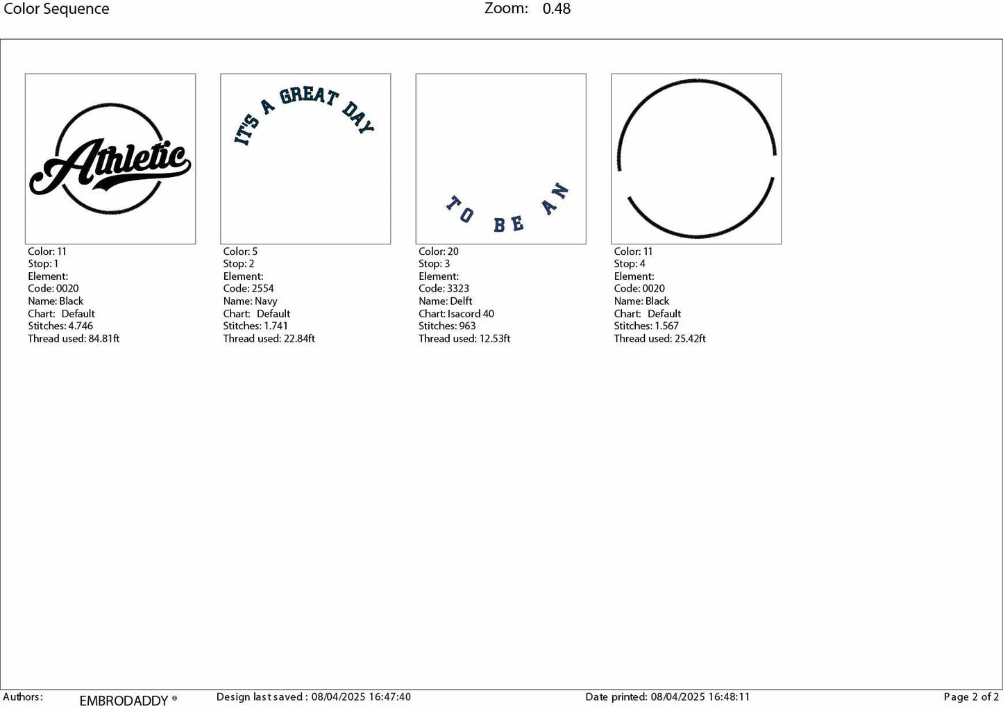 Machine Embroidery files, It's a Great Day To Be An Athletic, PES, xxx, hus & more, embroidery files