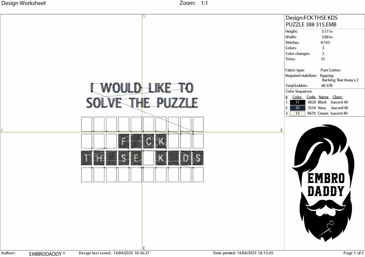 Machine Embroidery files, Fuck Those Kids, Funny Dad, Funny Mom, Funny Family, Love My Kids, Mom Life PES, dst, vip, xxx, hus & more