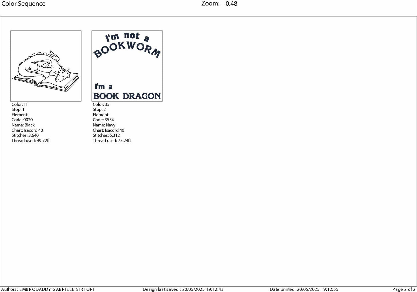 Machine Embroidery, I'm Not A Bookworm I'm A Book Dragon, Trendy, Bookish, Smutty Reader, Booktrovert, Bookworm, PES, DST, xxx, hus and more