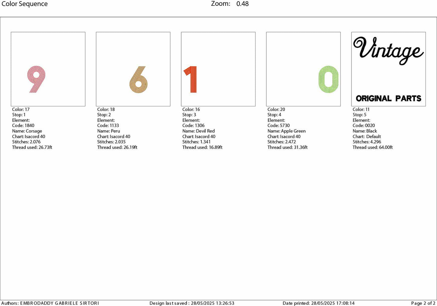 Machine Embroidery files, Vintage 1960 Original parts pes, birthday funny embroidery files, gift idea PES, xxx, hus & more