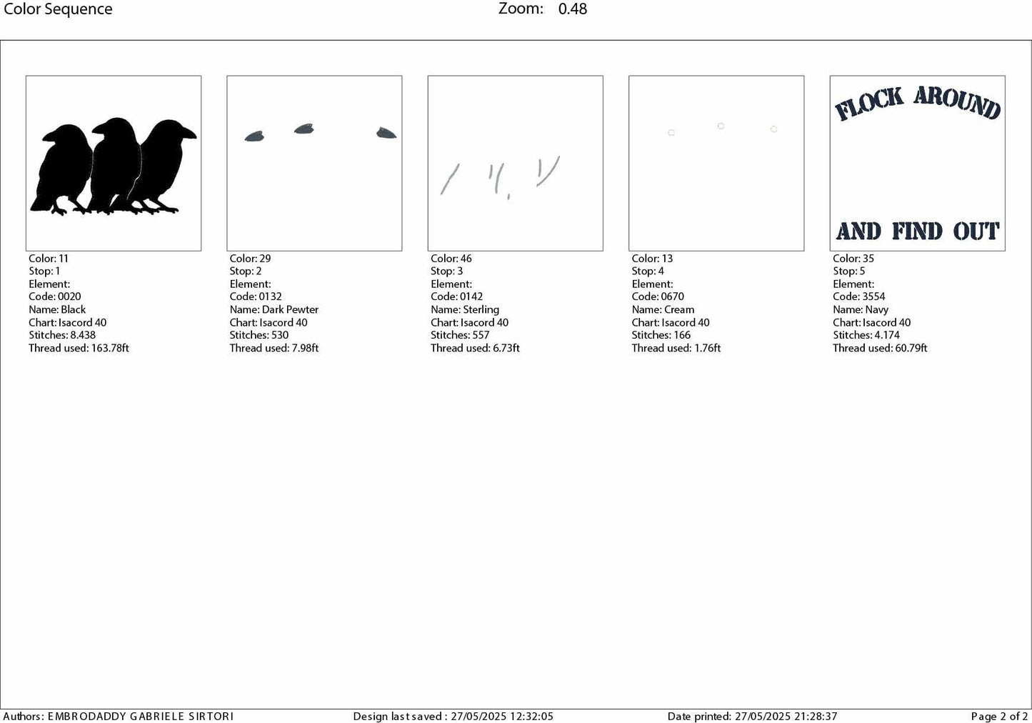 Machine Embroidery files, Flock Around And Find Out, Raven Flock of Birds, Fuck Around Find Out, Jokes, PES, DST, xxx, hus & more