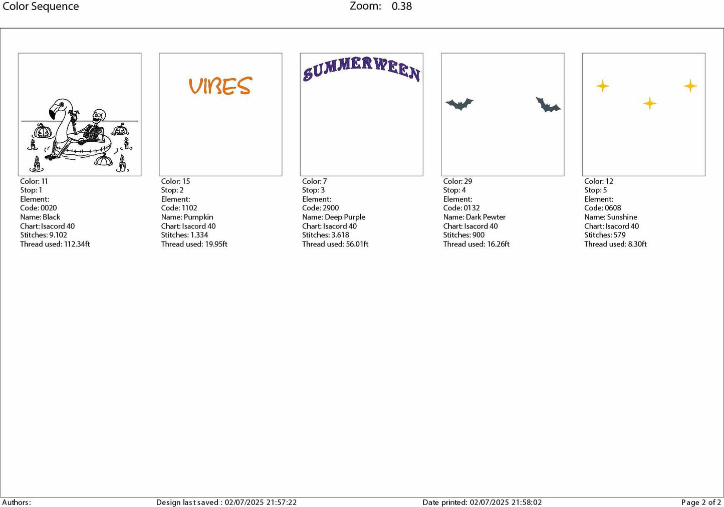 Machine Embroidery files, Summerween vibes, Funny Halloween, Summer, Funny Skeleton, PES, DST, xxx, hus and more