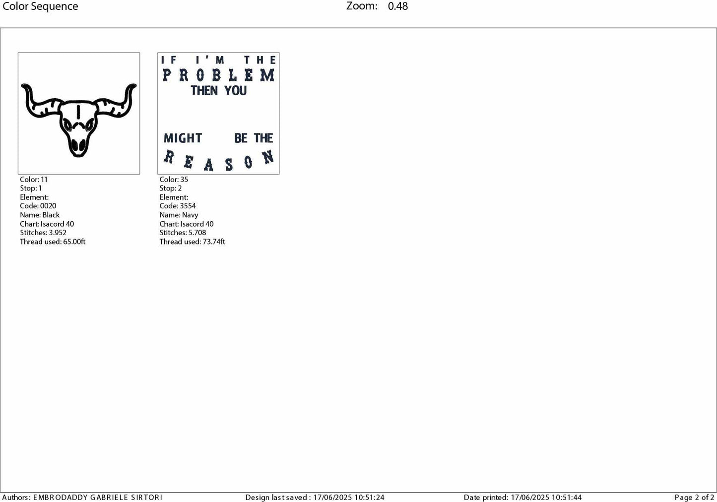 Machine Embroidery files, If I'm the Problem Then You Might Be the Reason, Western, Skull, PES, DST, xxx, hus & more