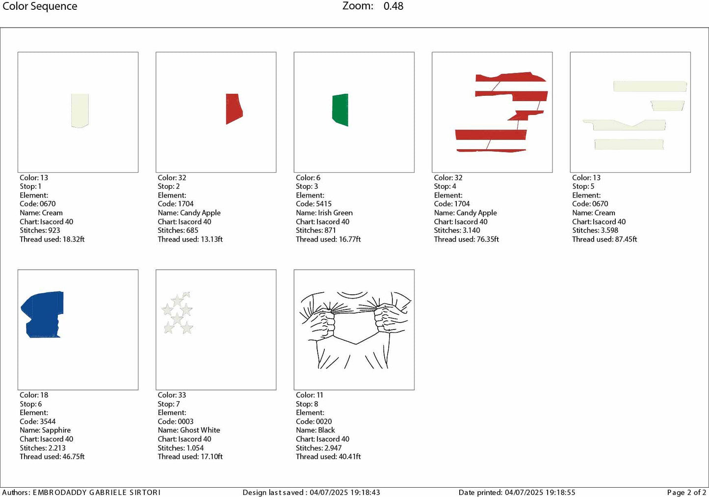 Machine Embroidery files, USA Italy shirt, PES, xxx, hus, dst & more