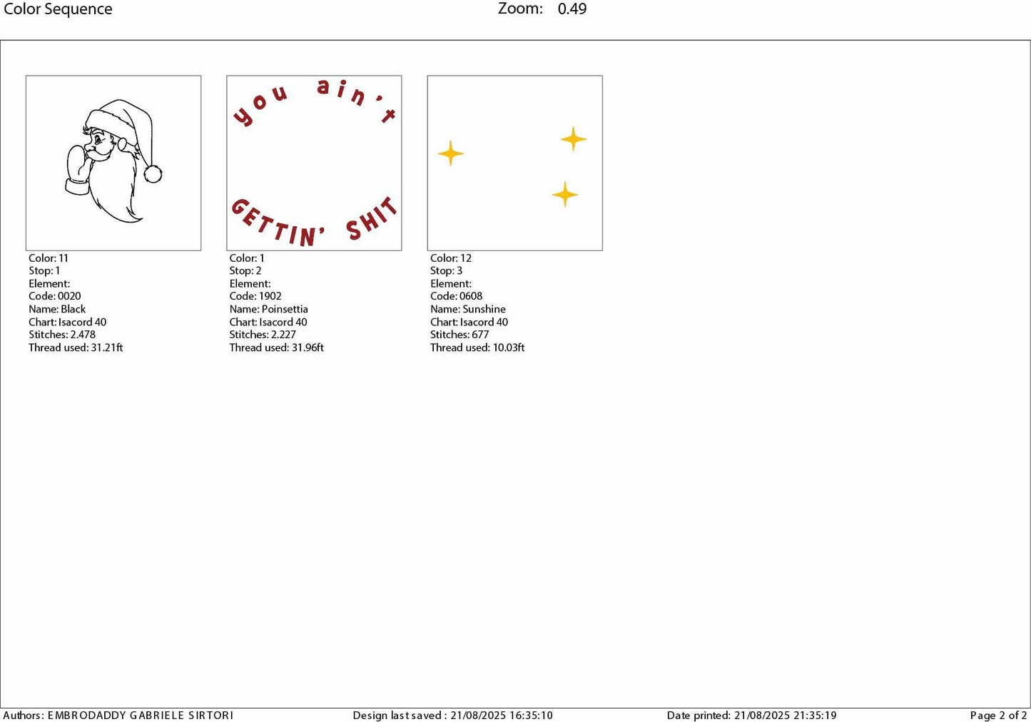 Machine Embroidery files, You Ain't Gettin' Shit, Trendy vintage retro Santa comic design, Santa, PES, DST, xxx, hus and more