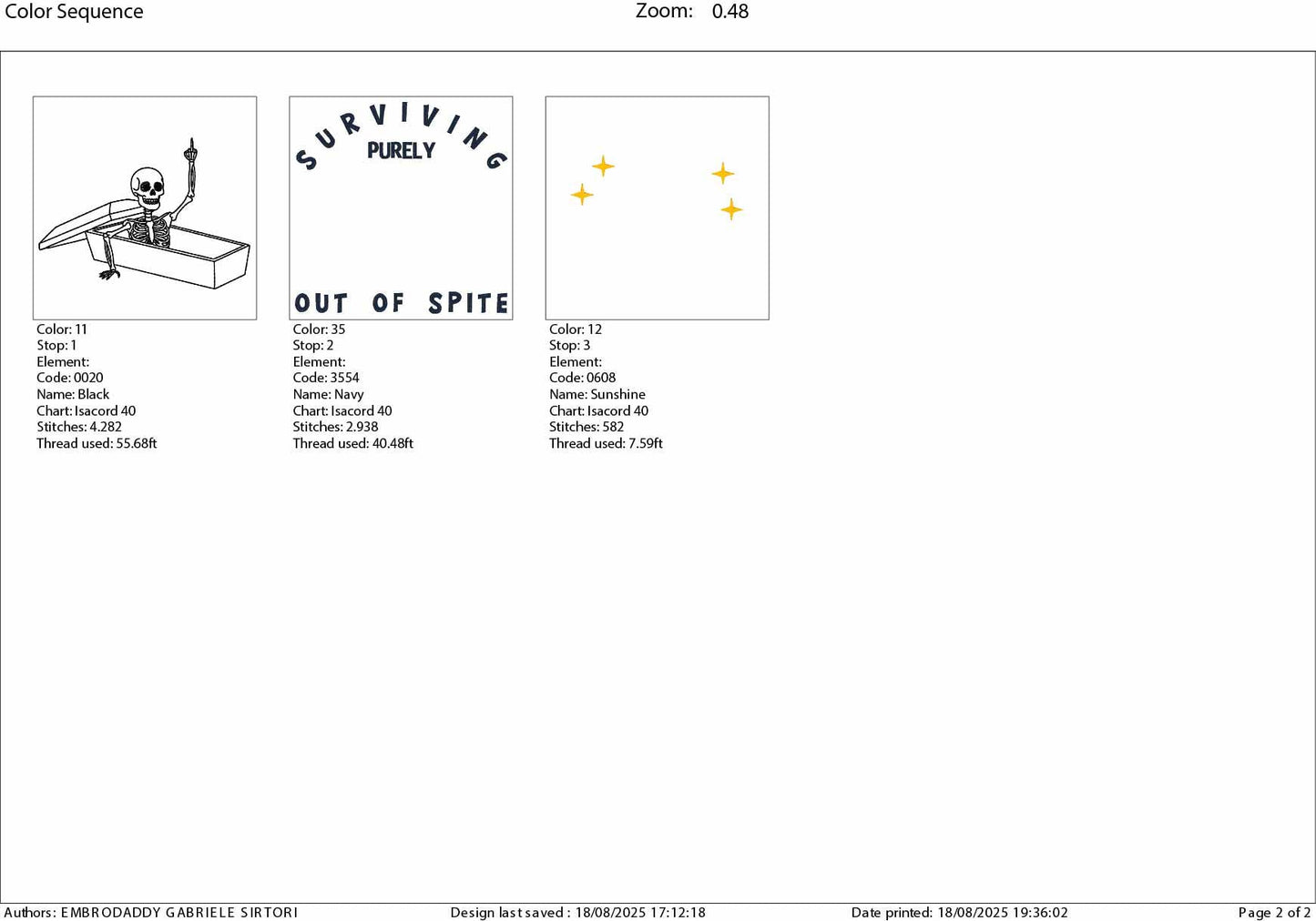 Machine Embroidery files, Surviving Purely Out of Spite, Dark Humor, Skeleton, Sarcastic, Funny Adult Goth, Witch, PES, DST, xxx, hus & more