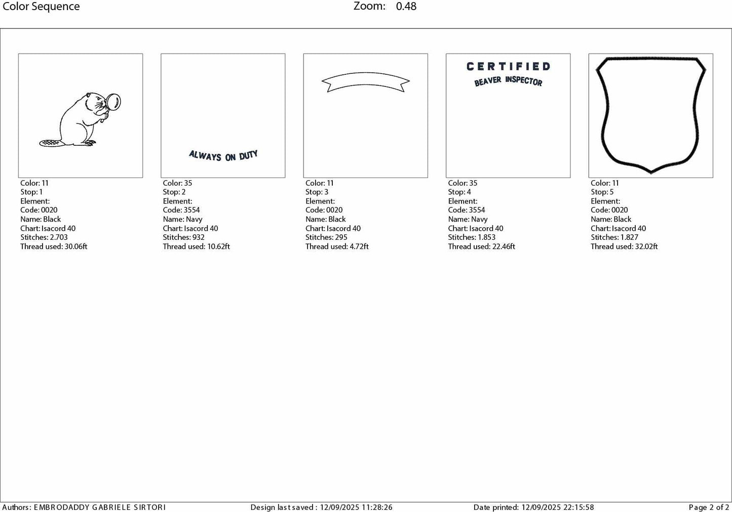 Machine Embroidery files, Certified Beaver Inspector, Funny Animal, PES, DST, xxx, hus & more