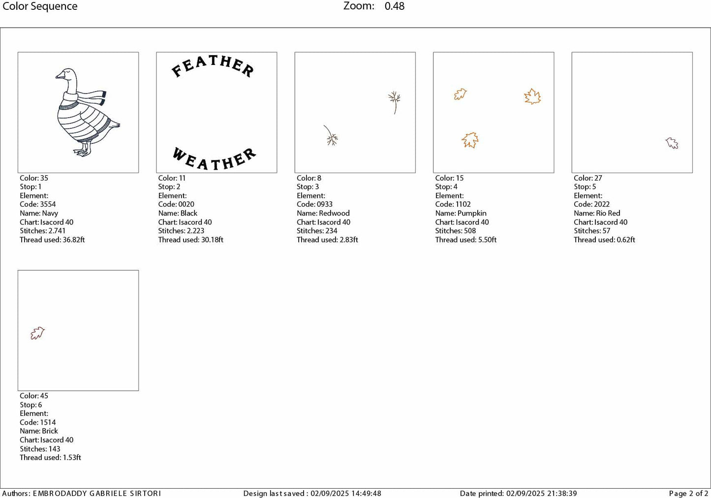 Machine Embroidery files, Feather Weather, Cozy Fall Goose, Funny Autumn Animal, Sweater Weather, Cute Goose, PES, DST, xxx, hus & more