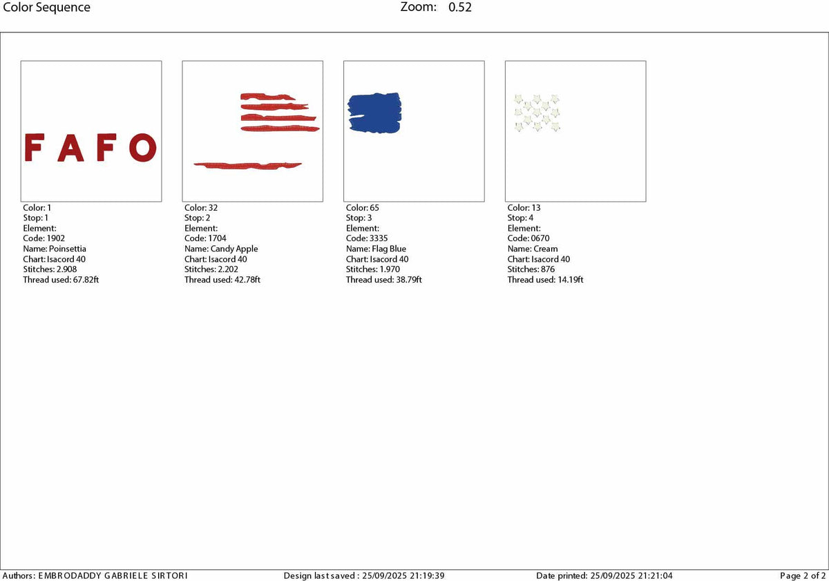 Machine Embroidery files, Usa flag FAFO, Script puff foam, needs foam sheet, embroidery file digitize for hat, American Flag PES, hus & more