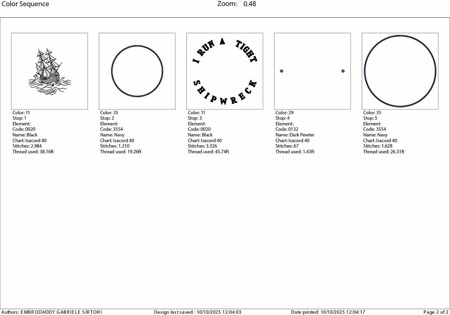 Machine Embroidery files, I Run a Tight Shipwreck, Funny, Shipwreck, Mental Health Awareness, PES, DST, xxx, hus & more