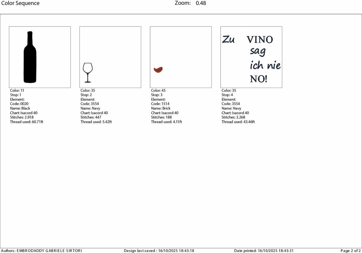 Machine Embroidery files, Zu vino sag Ich nie no!, German wine saying, wine, Alcohol, PES, xxx, hus & more