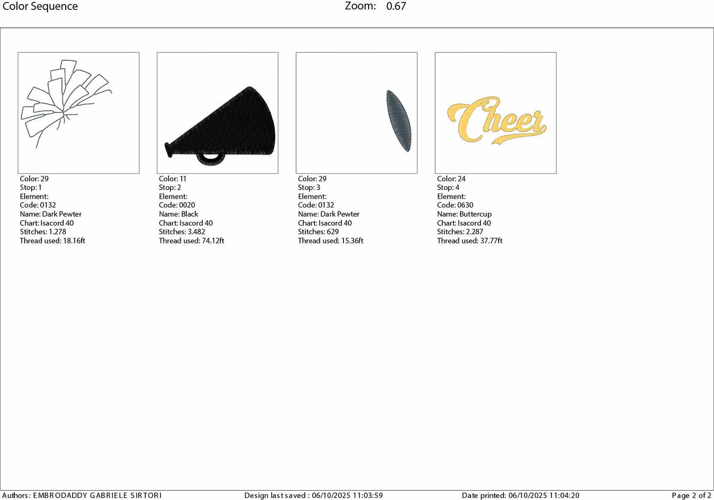 Machine Embroidery files, Black Cheerleader Megaphone with Pom Pom Outline with Word Cheer, Cheerleading , PES, dst, xxx, hus & more