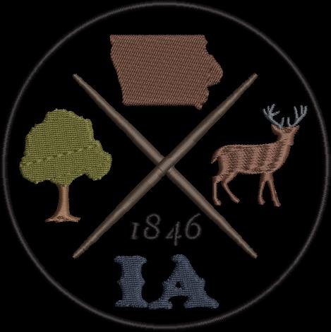 Machine Embroidery files, Iowa, est 1846, DST, PES, xxx hus & more