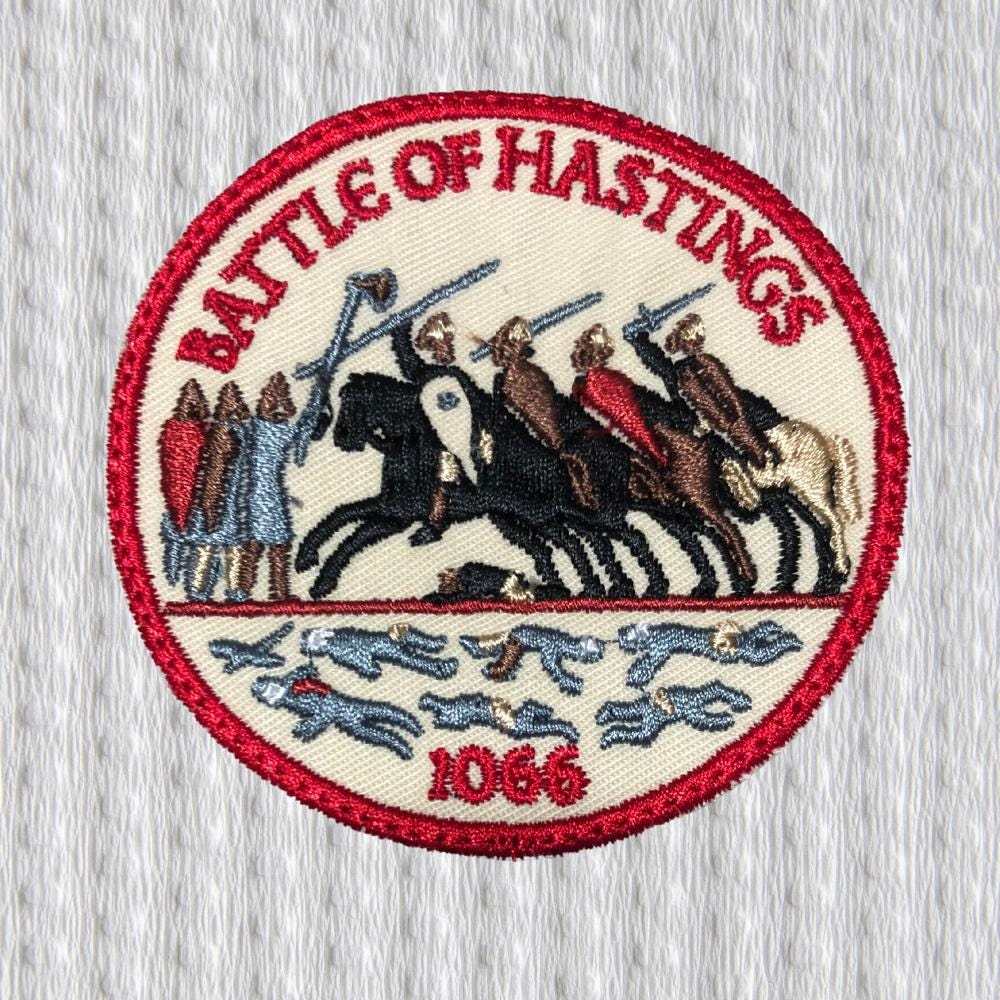 Battle of Hastings 1066 Embroidered Patch – Medieval History Badge for Jackets, Backpacks & Costumes