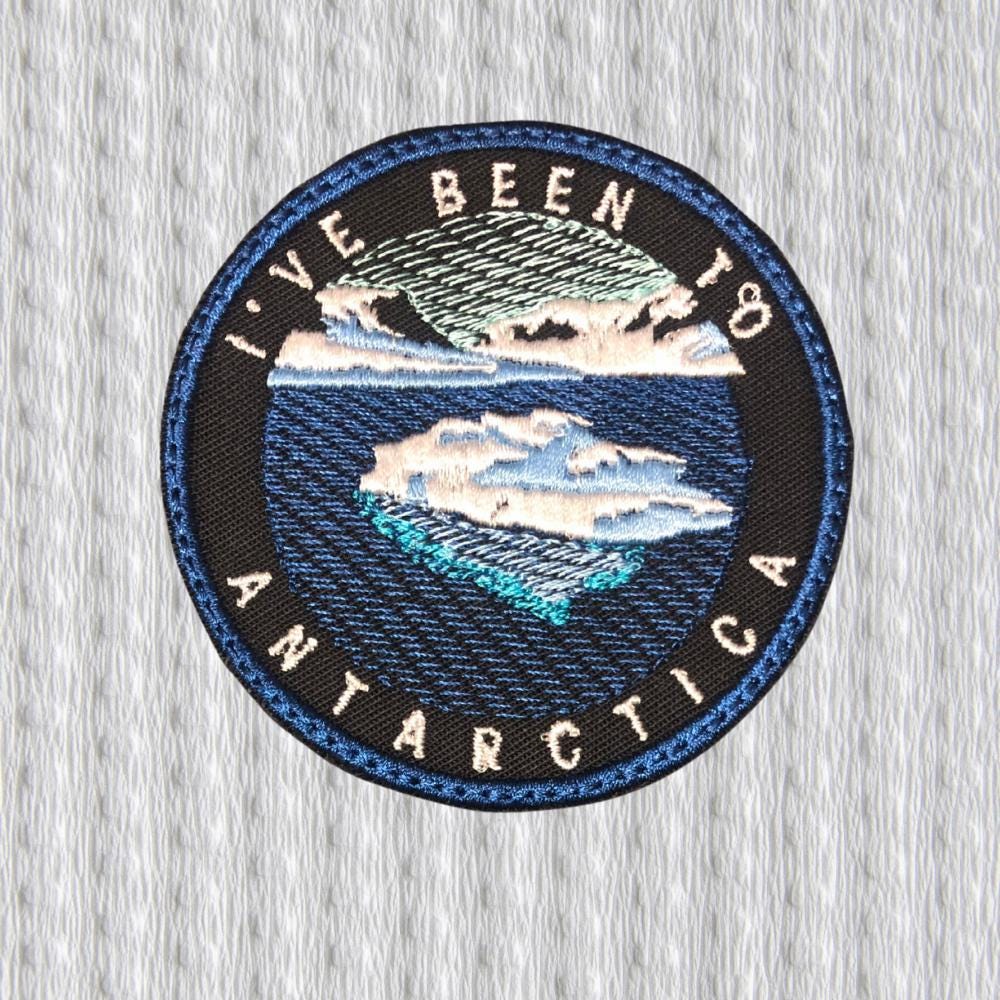 I’ve Been to Antarctica Embroidered Patch | Polar Expedition Badge | Travel & Exploration Patch, Iron On/Sew On Patch