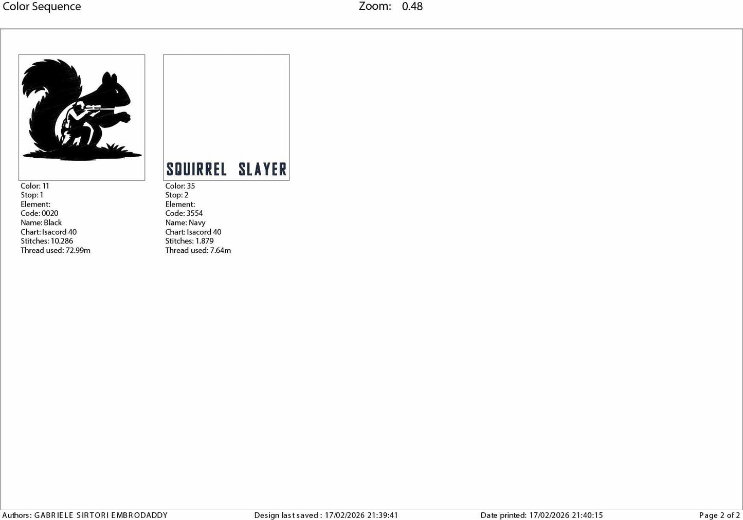 Squirrel Slayer Embroidery File – Hunter Silhouette Design – 4x4 5x7 6x10 Hoop – PES DST JEF VP3 Machine Embroidery Pattern