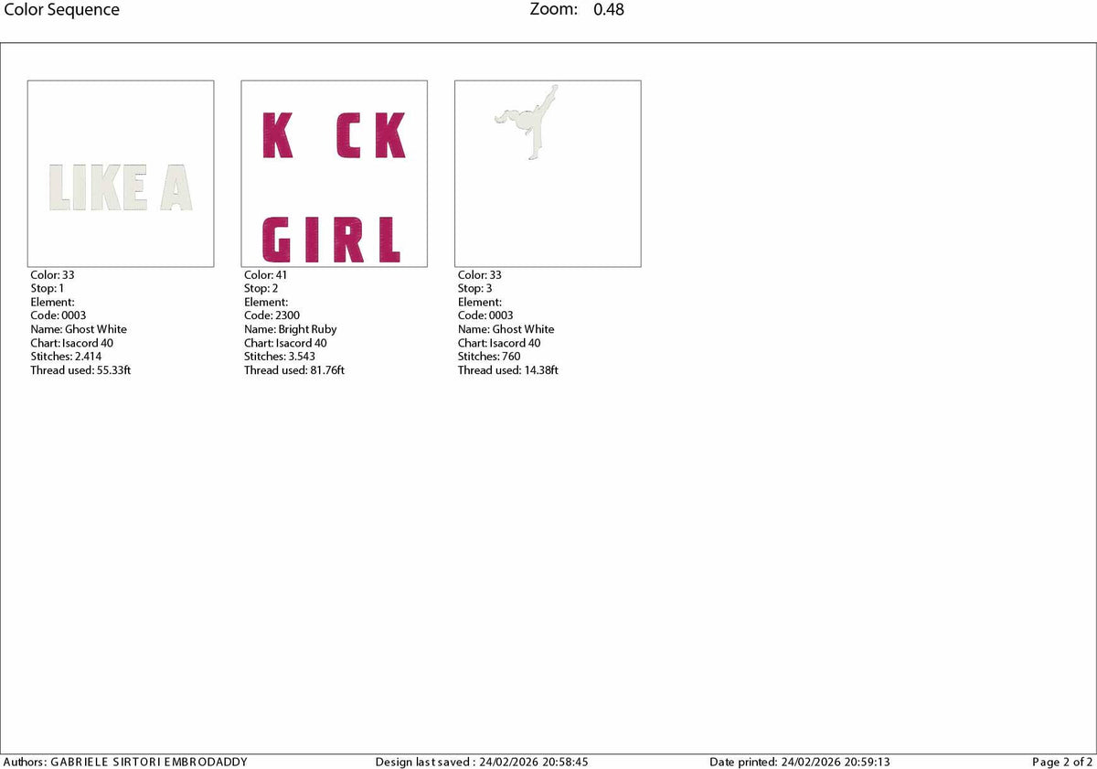 Cool Karate, Kick Like a Girl - karate, martial arts, taekwondo Embroidery Design – Machine Embroidery File PES, xxx, dst, & more