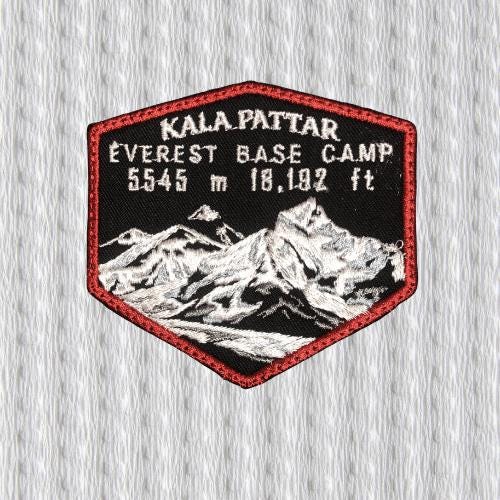 Kala Pattar Patch, Everest View Embroidered Patch, Nepal Himalaya Badge, Mountain Trek Patch, Hiking Souvenir, Adventure Patch