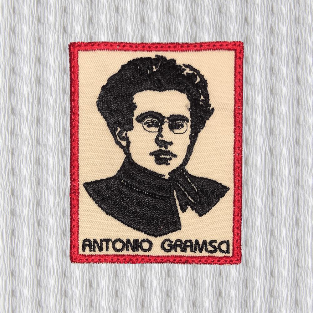 Antonio Gramsci Patch, Minimal Portrait Embroidery, Italian Intellectual Patch, Political Thinker, Communist thinker, Iron On Patch