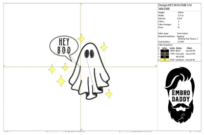 Machine Embroidery files, freebies, hey boo, Halloween, PES, DST, xxx, hus and more
