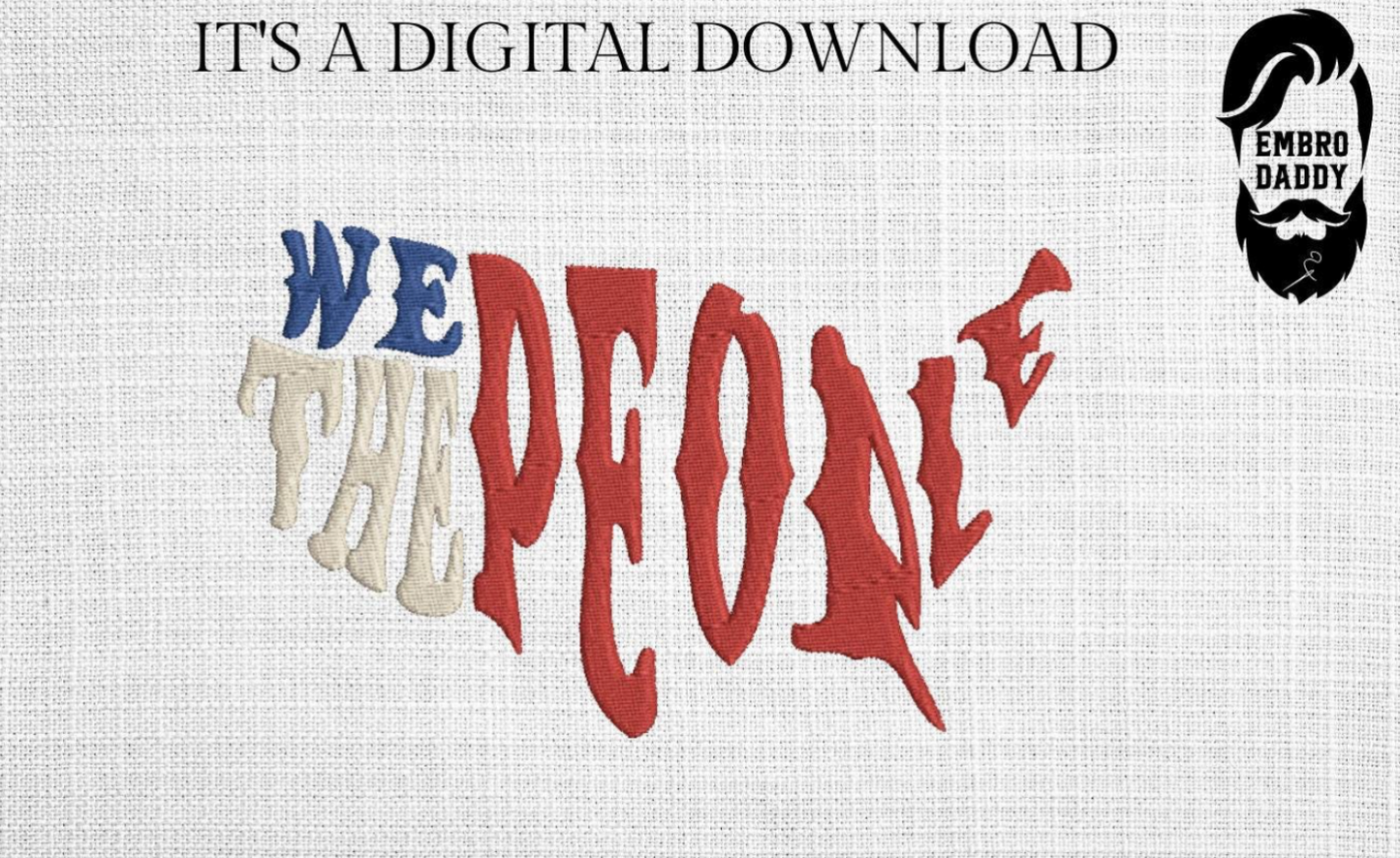 Machine Embroidery files, freebies, We the People, USA silhouette, DST, PES, xxx hus & more,