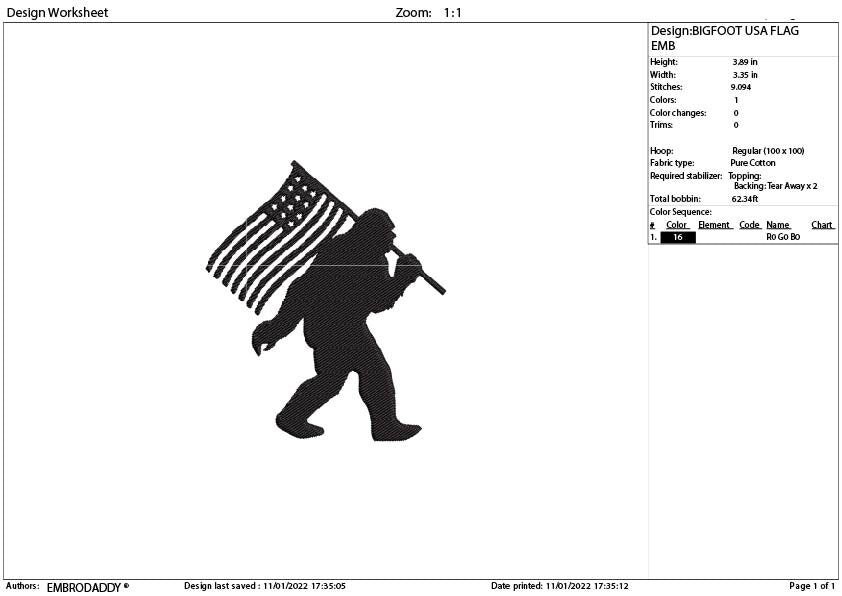 Machine Embroidery files, USA FLAG Bigfoot pes, Big Foot, Yeti, Sasquatch, patriotic lover Gift Idea, PES, xxx, hus & more