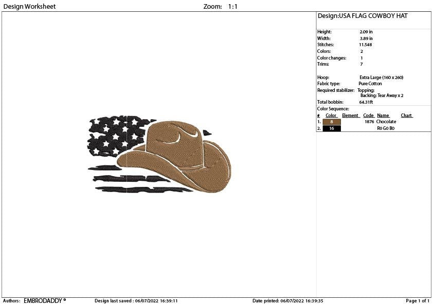 Machine Embroidery files, usa flag cowboy hat, American Flag gift idea PES, xxx, hus & more,