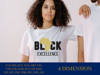 Machine Embroidery files, Black excellence , PES, xxx, hus, dst & more, embroidery files
