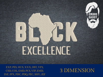 Machine Embroidery files, Black excellence , PES, xxx, hus, dst & more, embroidery files