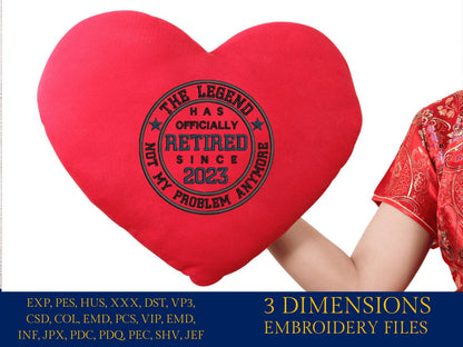 Machine embroidery files, I don't know how to act at my age, funny, PES, DST, hus & more,