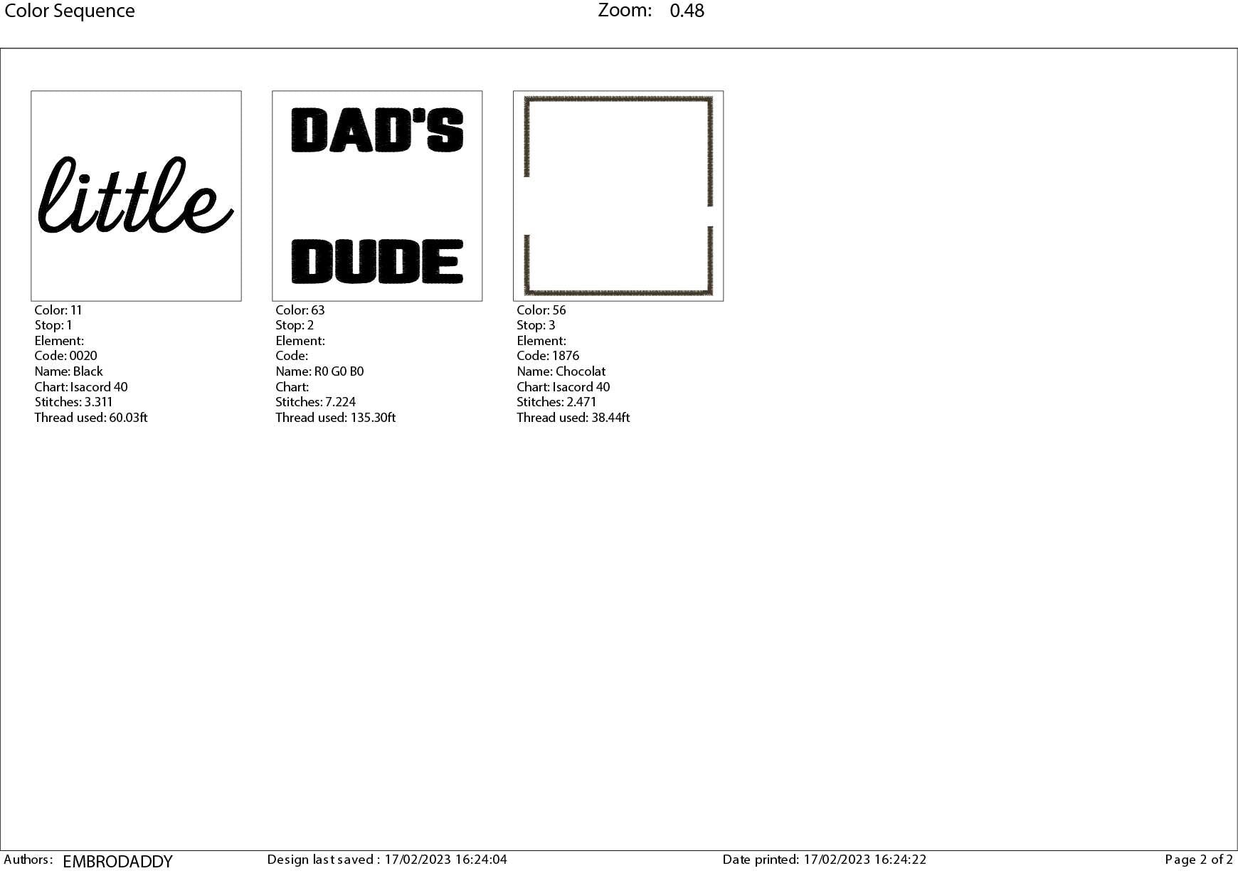 Machine Embroidery files, Dad's little dude embroidery, PES, xxx, hus & more