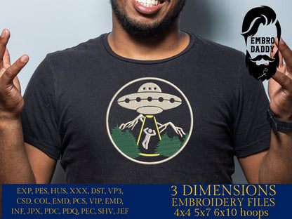Machine Embroidery files, Alien abduction, PES, xxx, hus & more