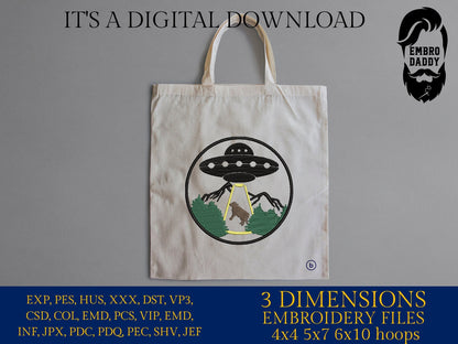 Machine Embroidery files, cow Alien abduction, PES, xxx, hus & more