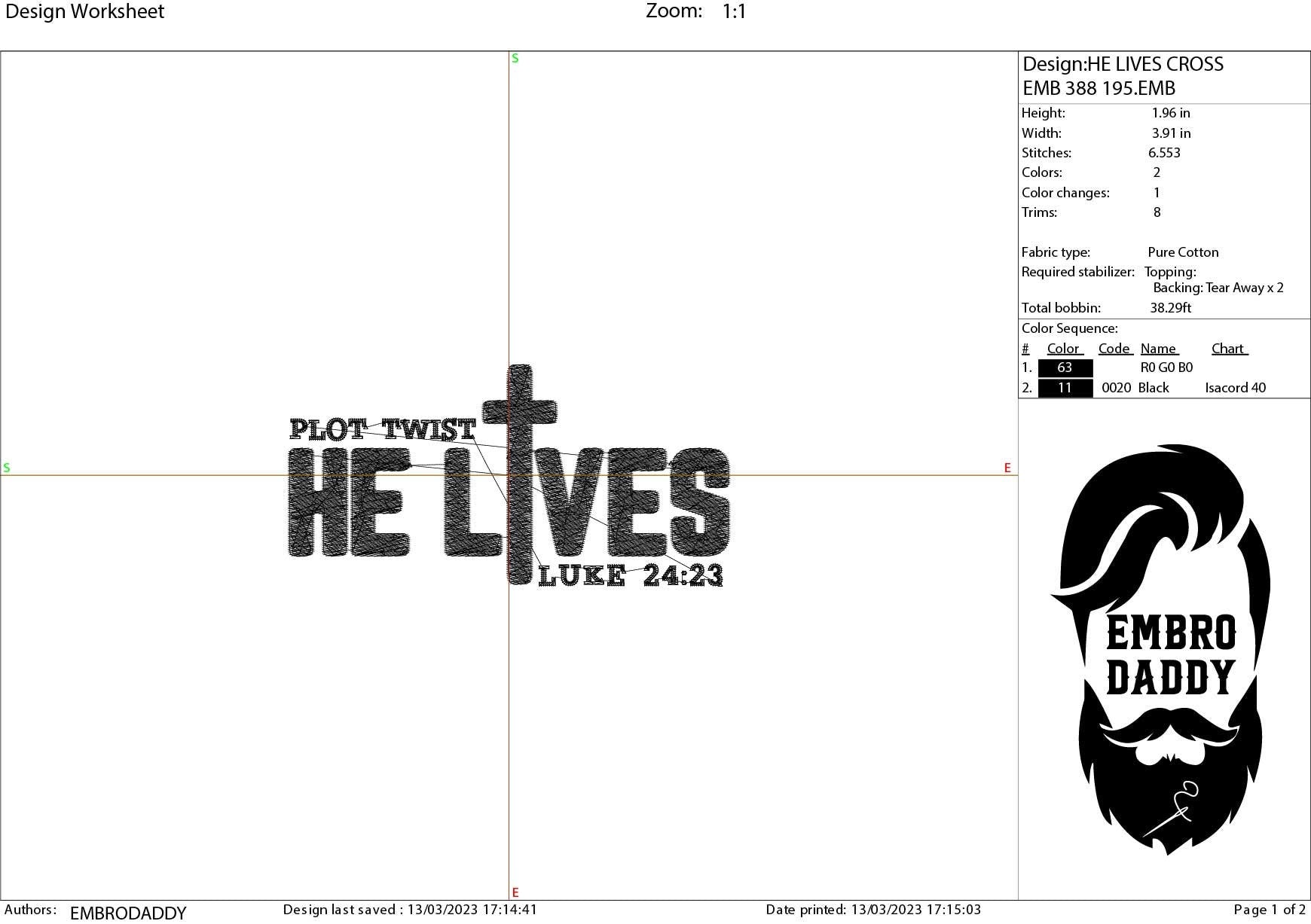 Machine Embroidery files, He is Risen, christian, easter, PES, xxx, hus & more