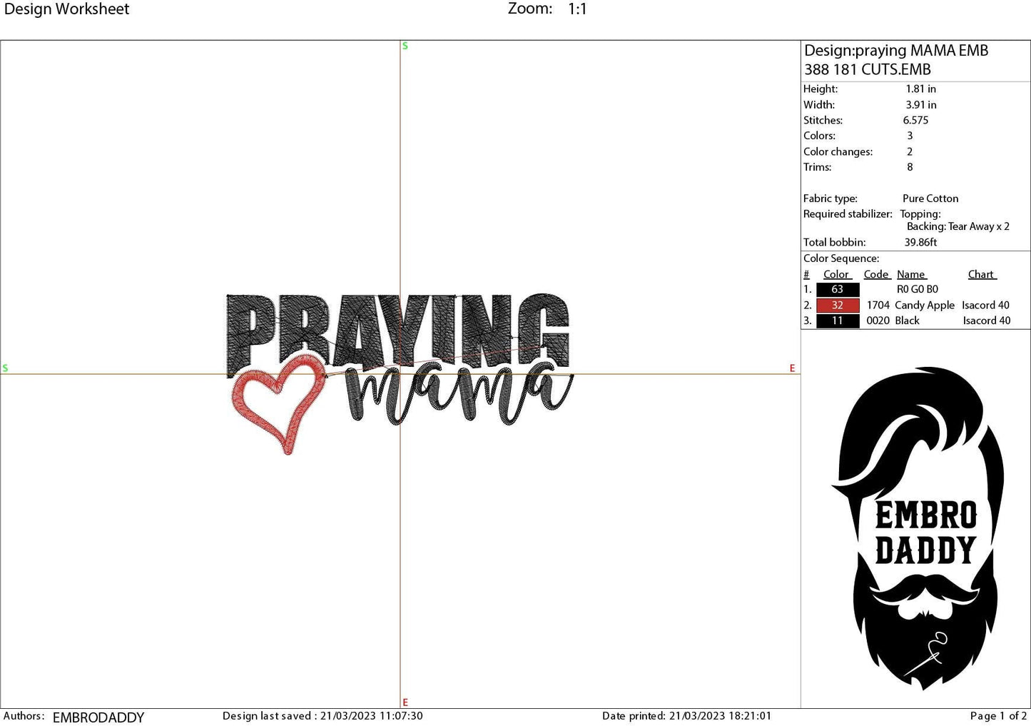 Machine Embroidery files, praying mama, PES, xxx, hus & more