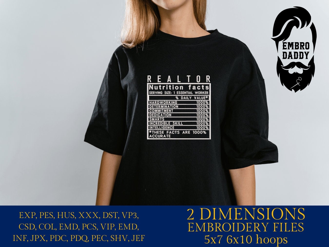 Machine Embroidery files, Realtor facts, PES, dst xxx, hus & more