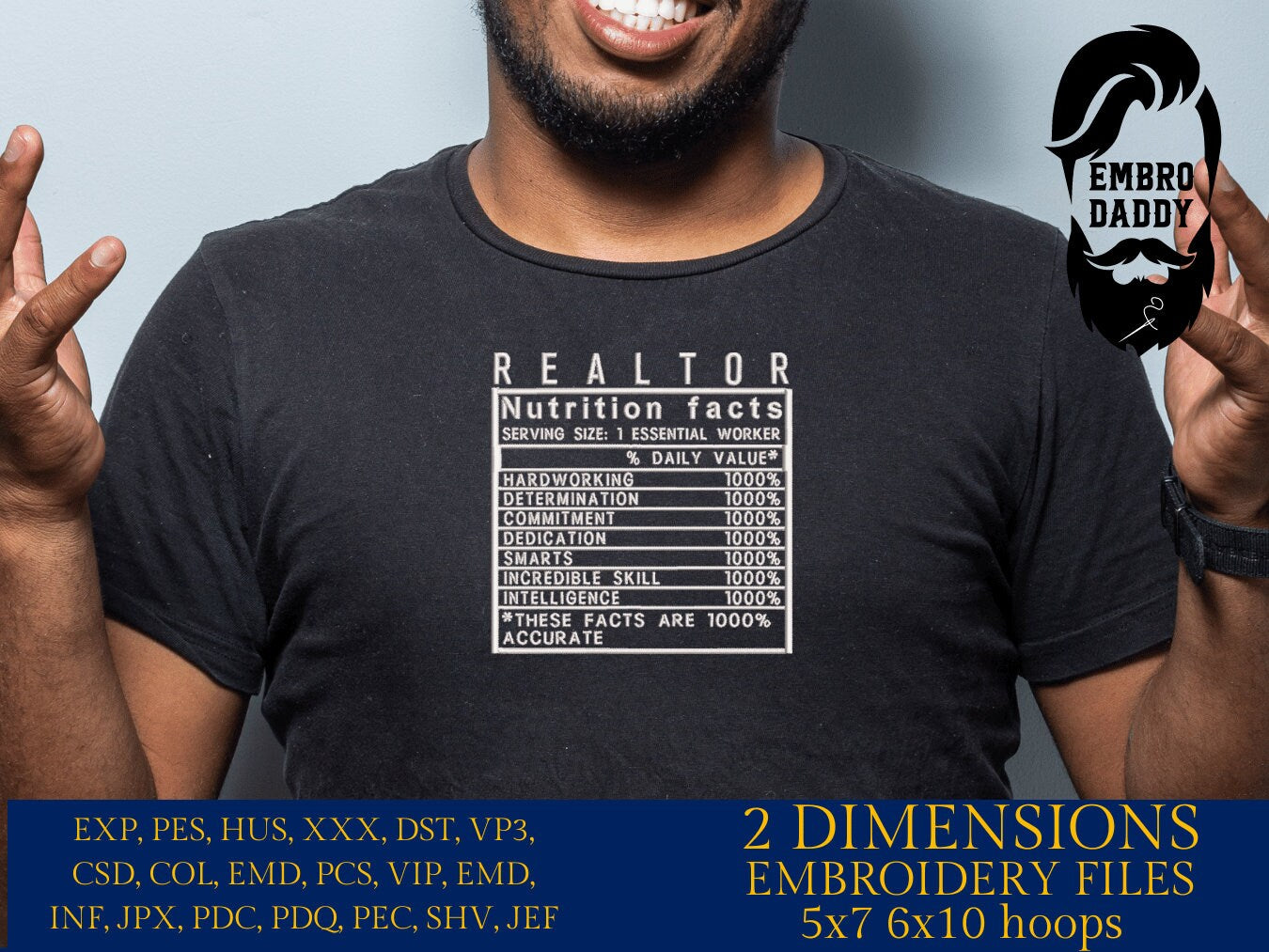 Machine Embroidery files, Realtor facts, PES, dst xxx, hus & more