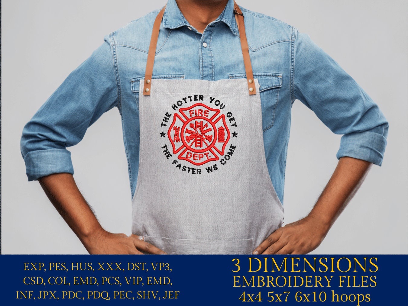 Machine Embroidery files, Fire dept, firefighter, the hotter you get, PES, DST, xxx, hus & more