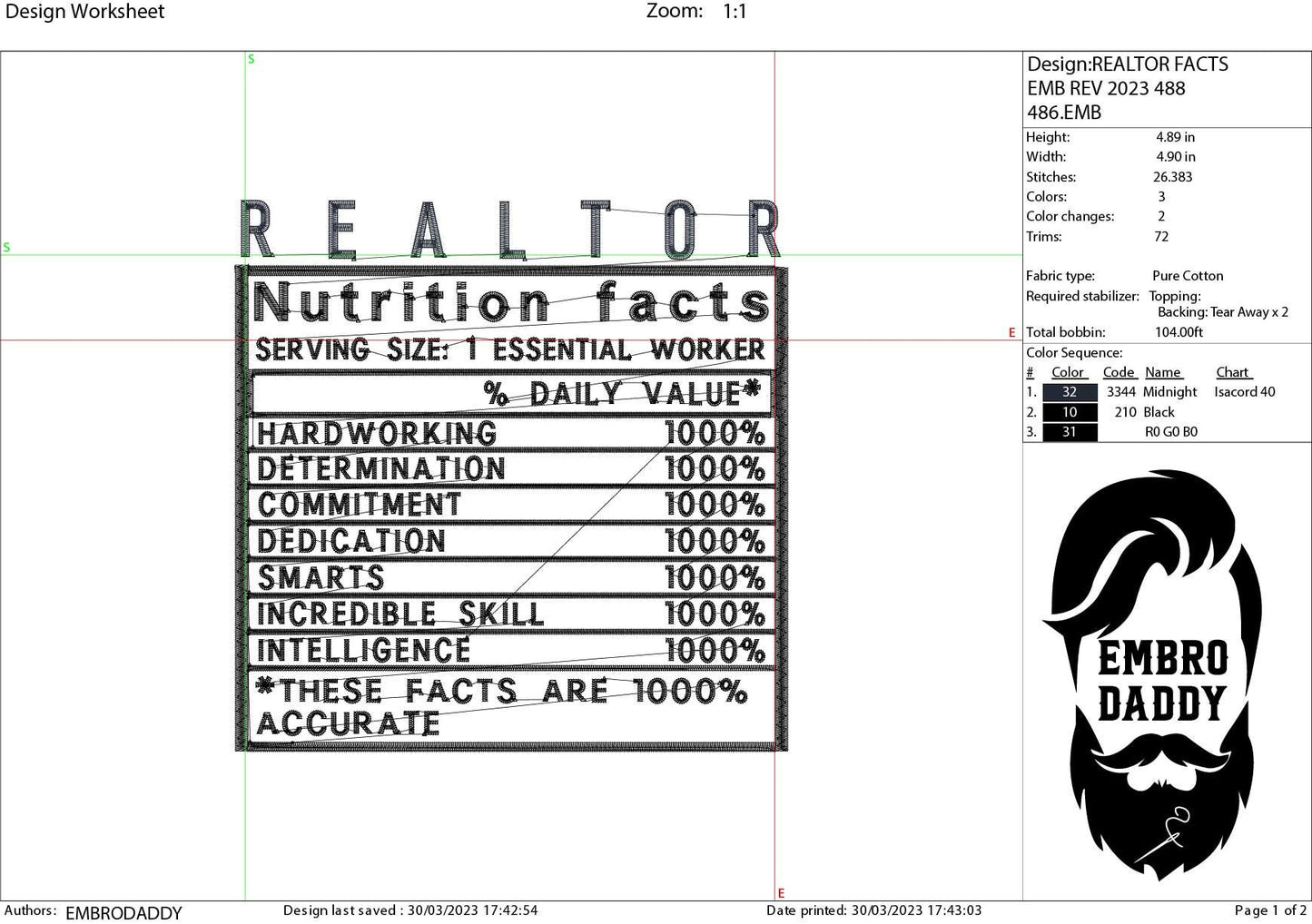 Machine Embroidery files, Realtor facts, PES, dst xxx, hus & more
