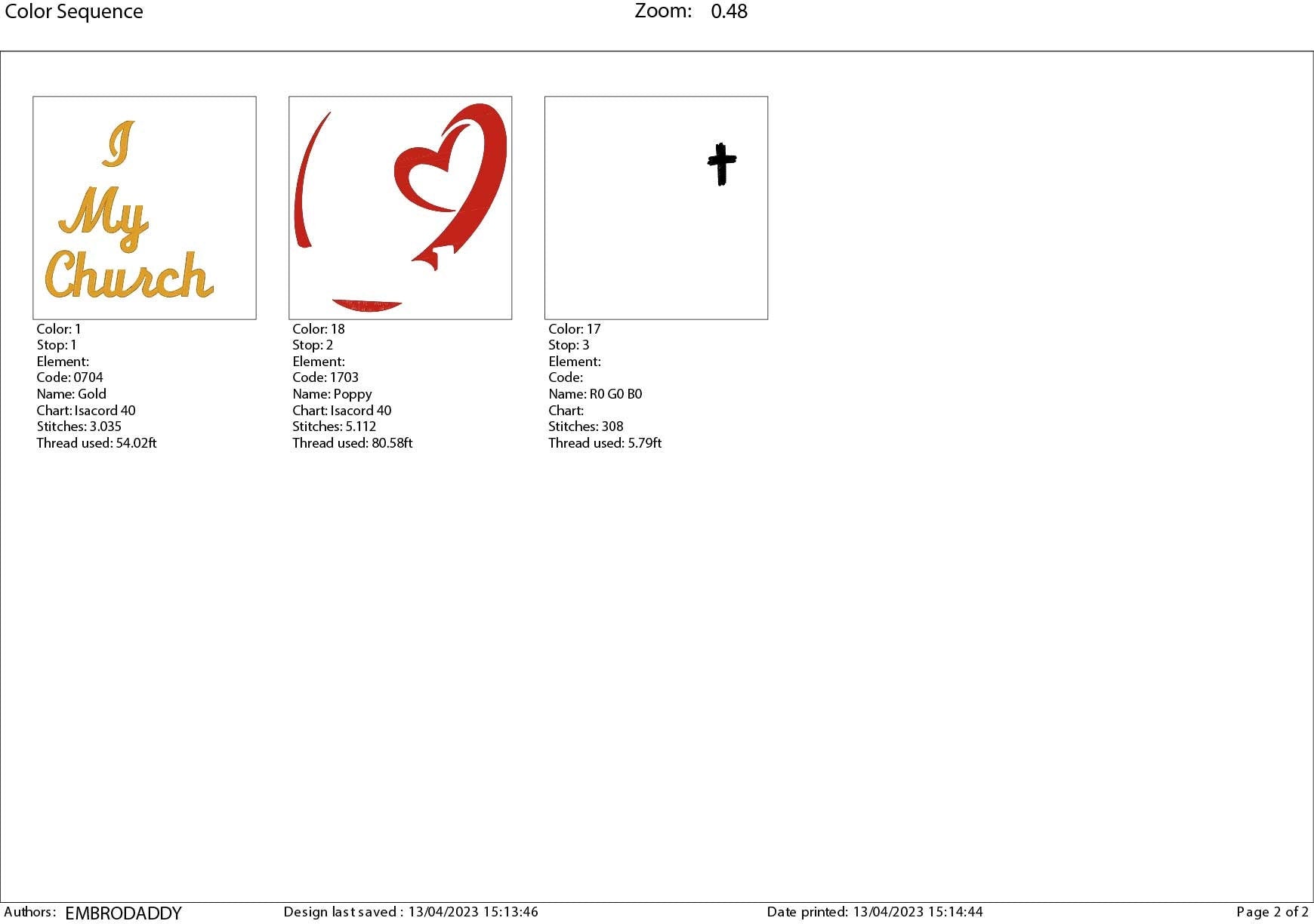 Machine Embroidery files, I love my Church, PES, xxx, hus, dst & more