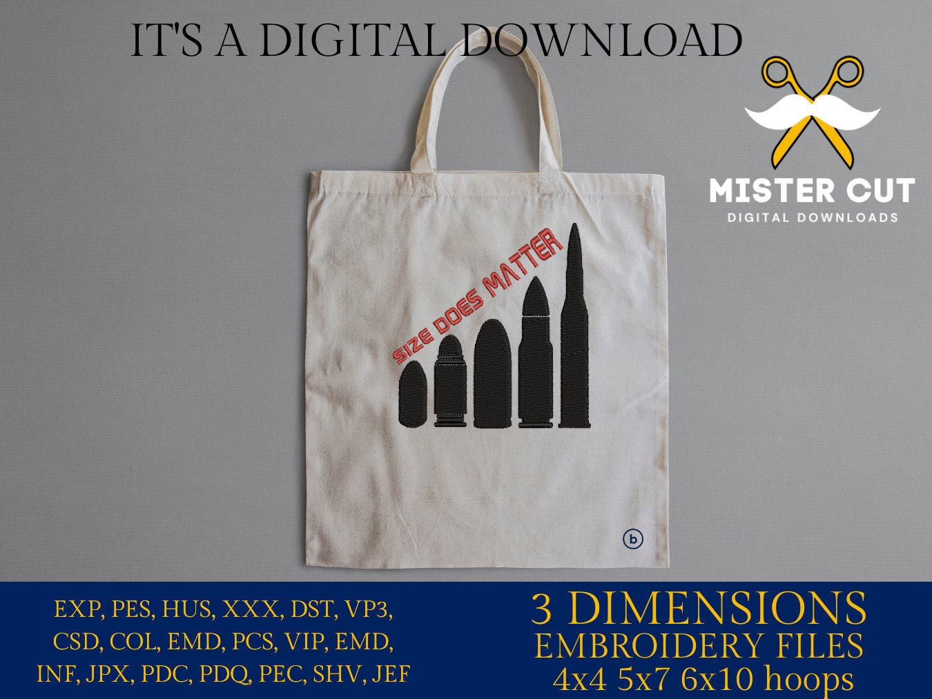 Machine Embroidery files, size matters, PES, dst, xxx, hus & more