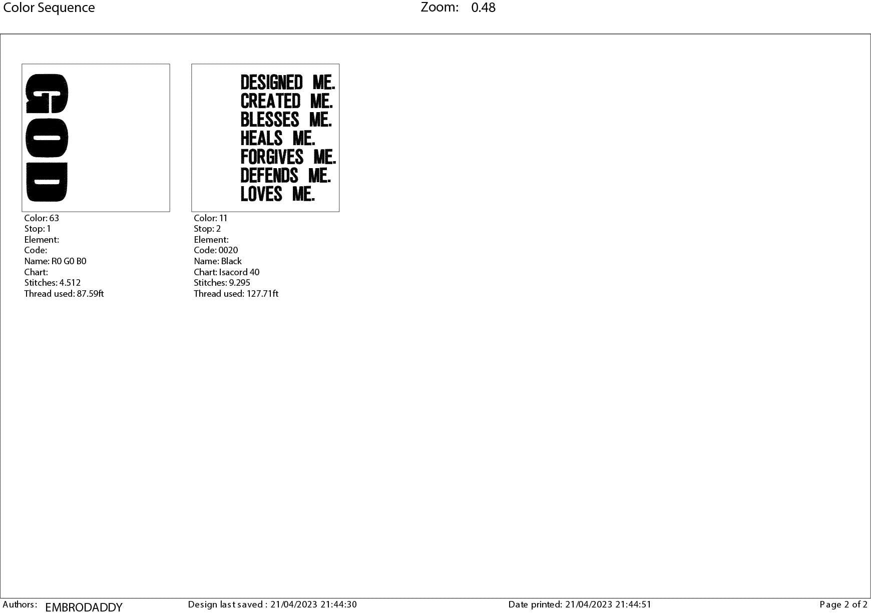 Machine Embroidery files, God designed me, PES, DST, xxx, hus & more