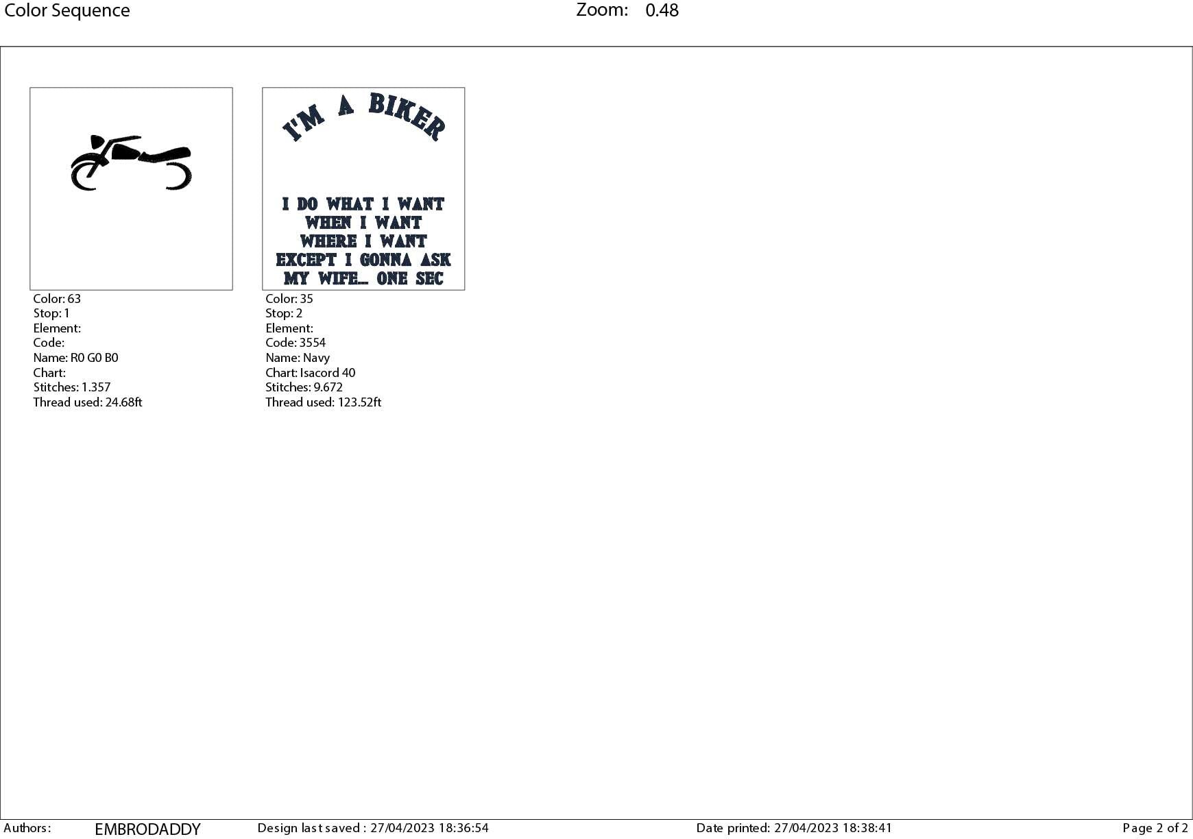 Machine Embroidery files, I'm a biker, motorbike, biker, PES, xxx, hus & more