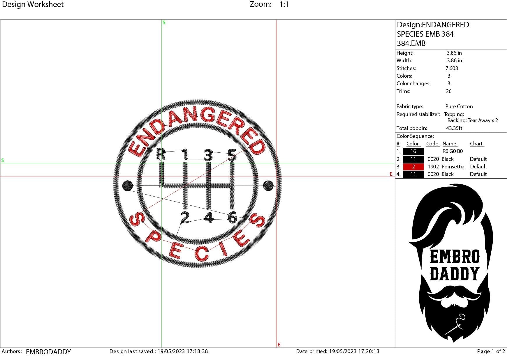 Machine Embroidery files, funny Manual Stick Shift , dst PES, xxx, hus & more