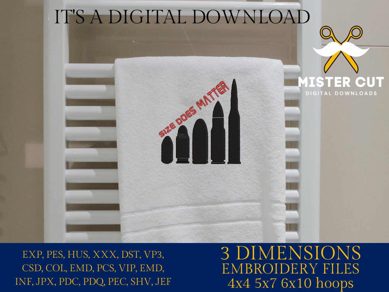 Machine Embroidery files, size matters, PES, dst, xxx, hus & more