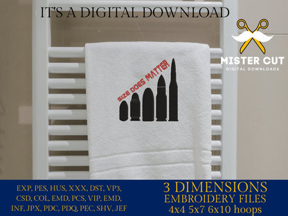 Machine Embroidery files, size matters, PES, dst, xxx, hus & more